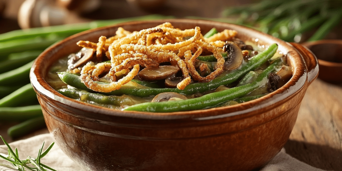 Green Bean Casserole With Crispy Onions