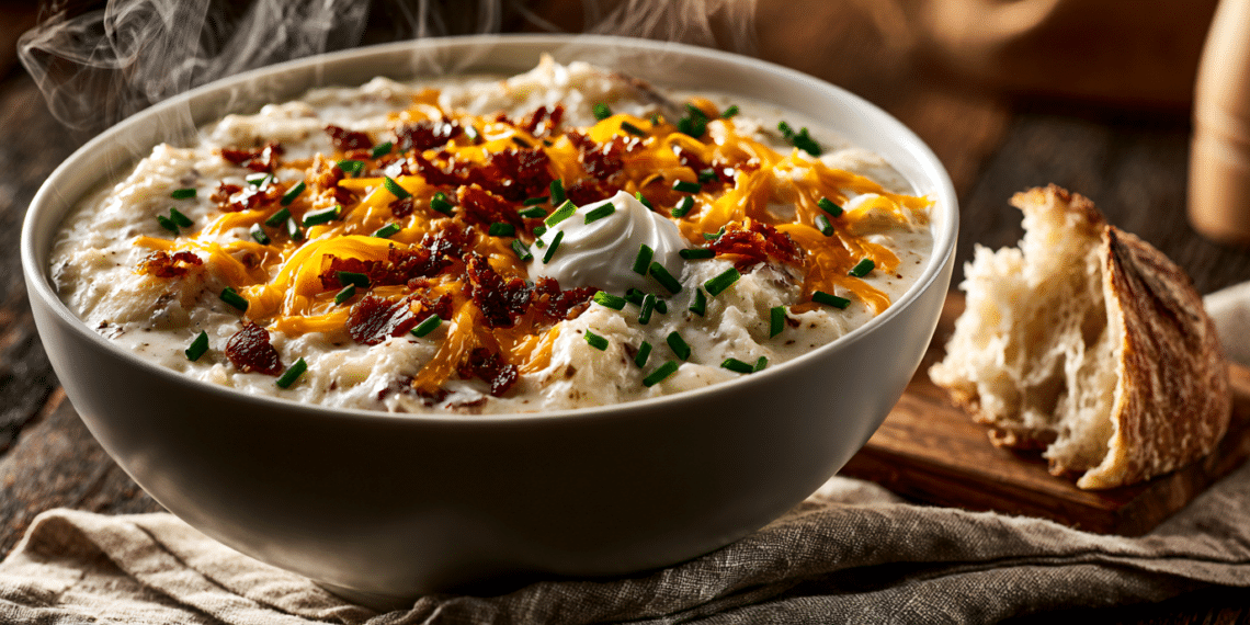 Loaded Baked Potato Soup (Creamy, One-Pot Recipe)