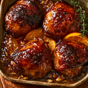 Mediterranean Citrus Delight Chicken With Orange Honey Glaze - Thefoodiebunch Orange Honey Glazed Chicken Thighs (Sticky &Amp; Caramelized)