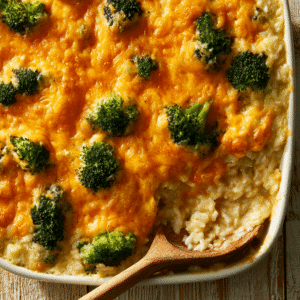 Comforting Cheesy Broccoli And Rice Casserole For Family Dinner - Thefoodiebunch Cheesy Broccoli And Rice Casserole (One Dish)