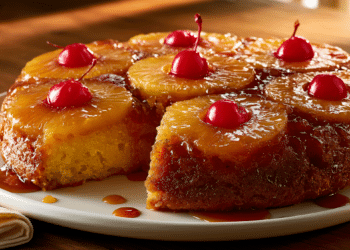 Classic Pineapple Upside-Down Cake (Sticky Caramel Top)