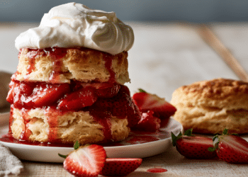 Classic Strawberry Shortcake With Homemade Biscuits