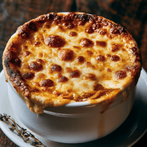 Caramelized Onion Delight A Classic French Soup Tradition - Thefoodiebunch Classic French Onion Soup With Gruyère Croutons