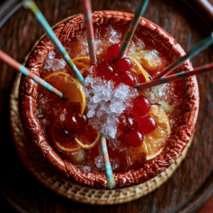 Tropical Tiki Temptation: Sharing The Scorpion Bowl Tradition - Thefoodiebunch Scorpion Bowl Recipe Classic Tiki Punch For A Crowd