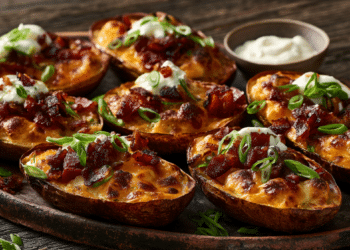 Crispy Loaded Potato Skins (Perfectly Crisp Every Time)