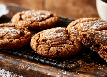 Chewy Molasses Cookies (Crackled Sugar Tops)