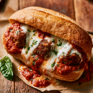 Hearty Meatball Subs With Homemade Marinara Sauce - Thefoodiebunch Meatball Subs With Homemade Marinara Sauce