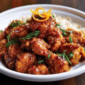 Zesty Orange Chicken Delight With Jasmine Rice Perfection - Thefoodiebunch Easy Orange Chicken With Jasmine Rice