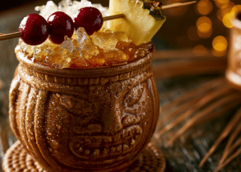 Three Dots And A Dash Classic Tiki Cocktail Recipe