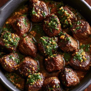 Sizzling Garlic Butter Steak Bites: A French Culinary Delight - Thefoodiebunch Garlic Butter Steak Bites (25 Minutes, One Pan)