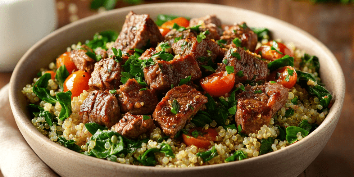 Lamb Quinoa Bowl