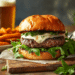 Gourmet Herb-Infused Beef Burger
