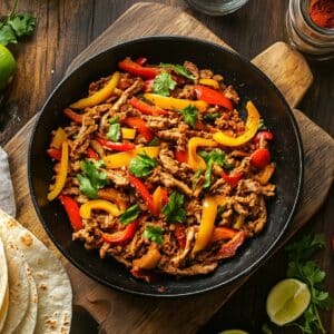 Pork Mince Fajitas