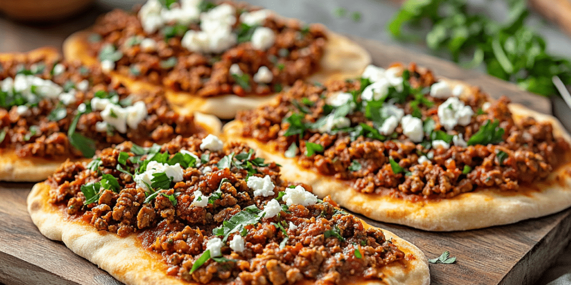 Pork Mince Flatbread