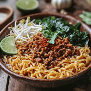 Southeast Asian Street Food Pork Noodles With Zest - Thefoodiebunch