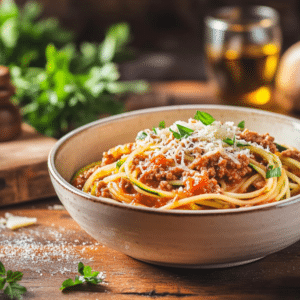 Low-Carb Zucchini Noodles With Hearty Ground Beef - Thefoodiebunch
