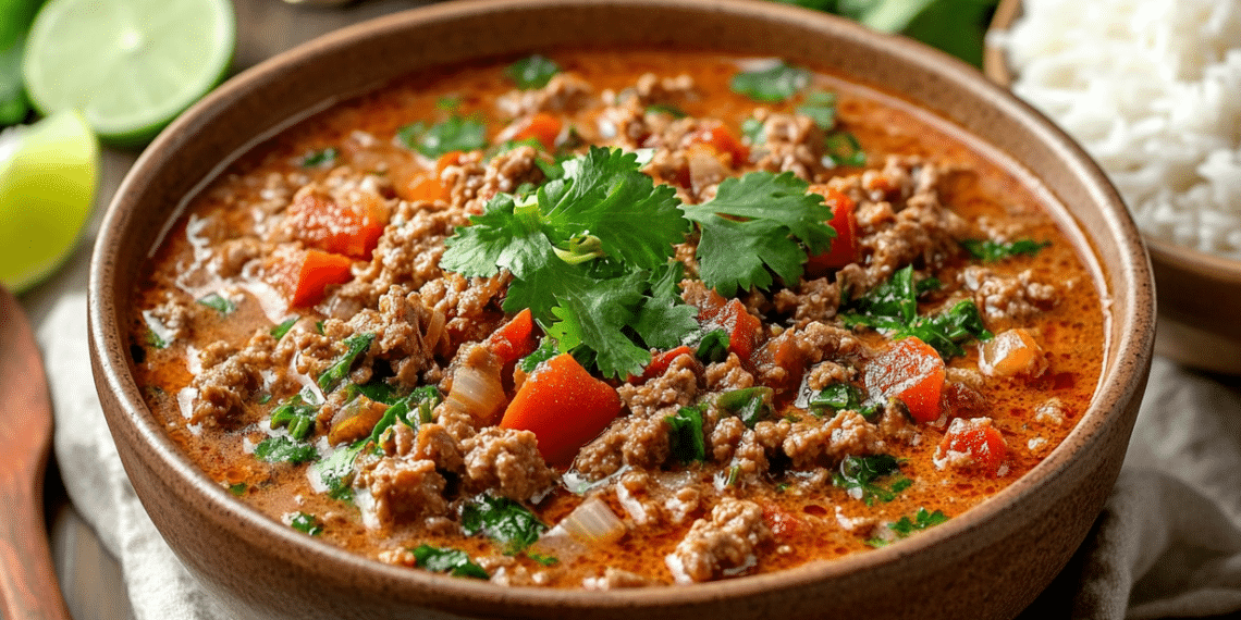 Exquisite Pork Mince Curry