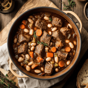 Rustic French Lamb Stew Casserole: A Hearty Delight - Thefoodiebunch Lamb Stew Casserole