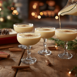 Festive Eggnog Cocktail: A Creamy Holiday Tradition - Thefoodiebunch Classic Holiday Eggnog Cocktail