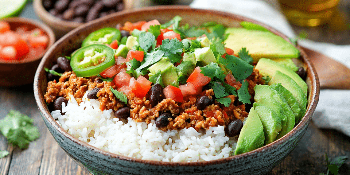 Pork Mince Burrito Bowl