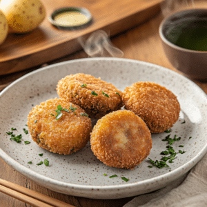 Crispy Japanese Beef Croquettes: A Comfort Food Delight - Thefoodiebunch Japanese Beef Croquettes