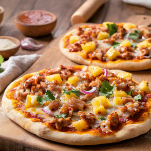 Pineapple Pork Pizza