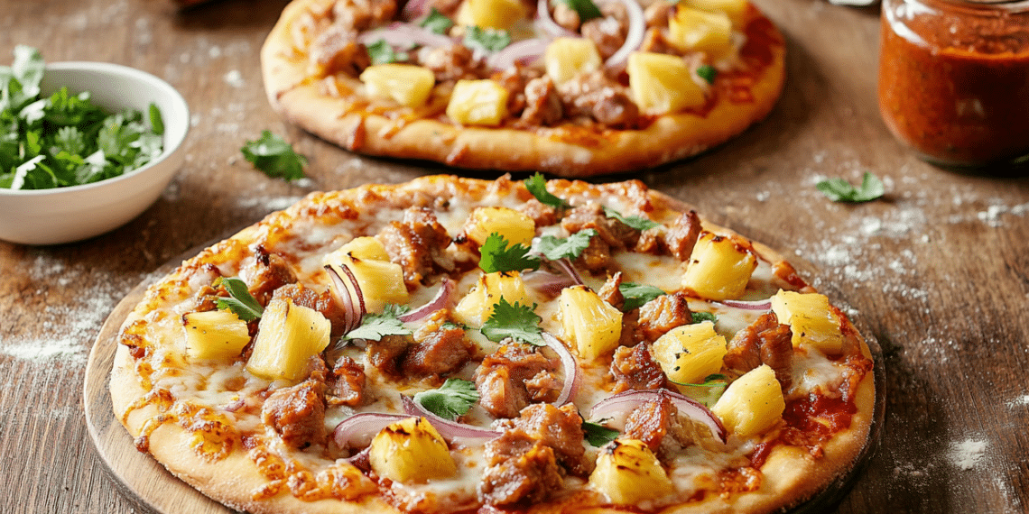 Pineapple Pork Pizza