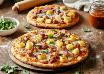 Pineapple Pork Pizza