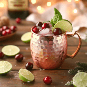 Festive Cranberry Mule: A Twist On The Classic Cocktail - Thefoodiebunch Cranberry Mule