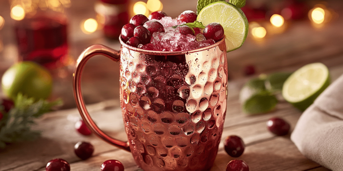 Festive Cranberry Mule: A Twist On The Classic Cocktail - Thefoodiebunch Cranberry Mule