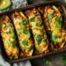 Chicken Enchilada Zucchini Boats