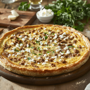 Ground Lamb Quiche