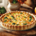 Turkey Broccoli Cheddar Quiche