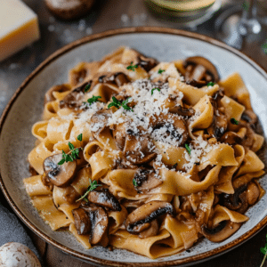Pappardelle Al Ragu Di Funghi
