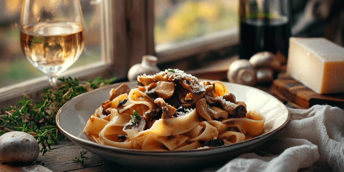 Pappardelle Al Ragu Di Funghi