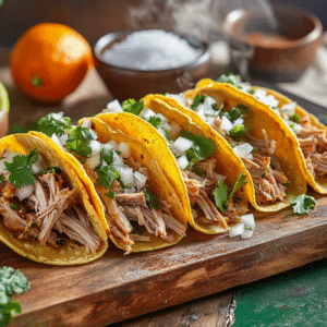 Mouthwatering Carnitas Tacos: A Mexican Street Food Delight - Thefoodiebunch Carnitas Tacos