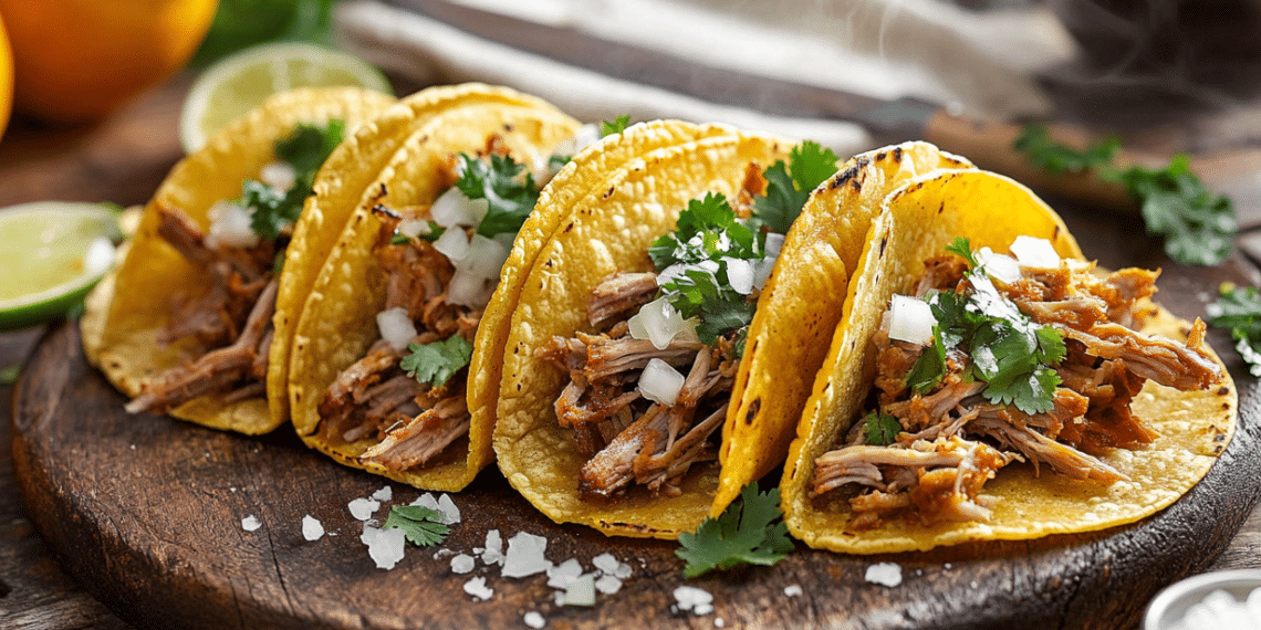 Mouthwatering Carnitas Tacos: A Mexican Street Food Delight - Thefoodiebunch Carnitas Tacos