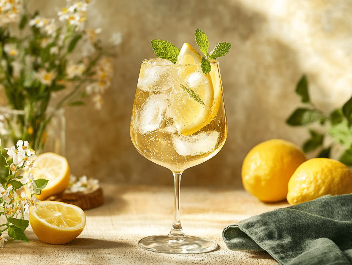 Elegant Elderflower Spritz A Refreshing European Cocktail Delight