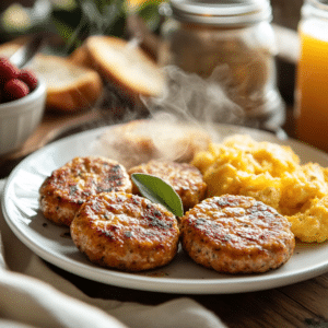 Baked Turkey Sausage Patties