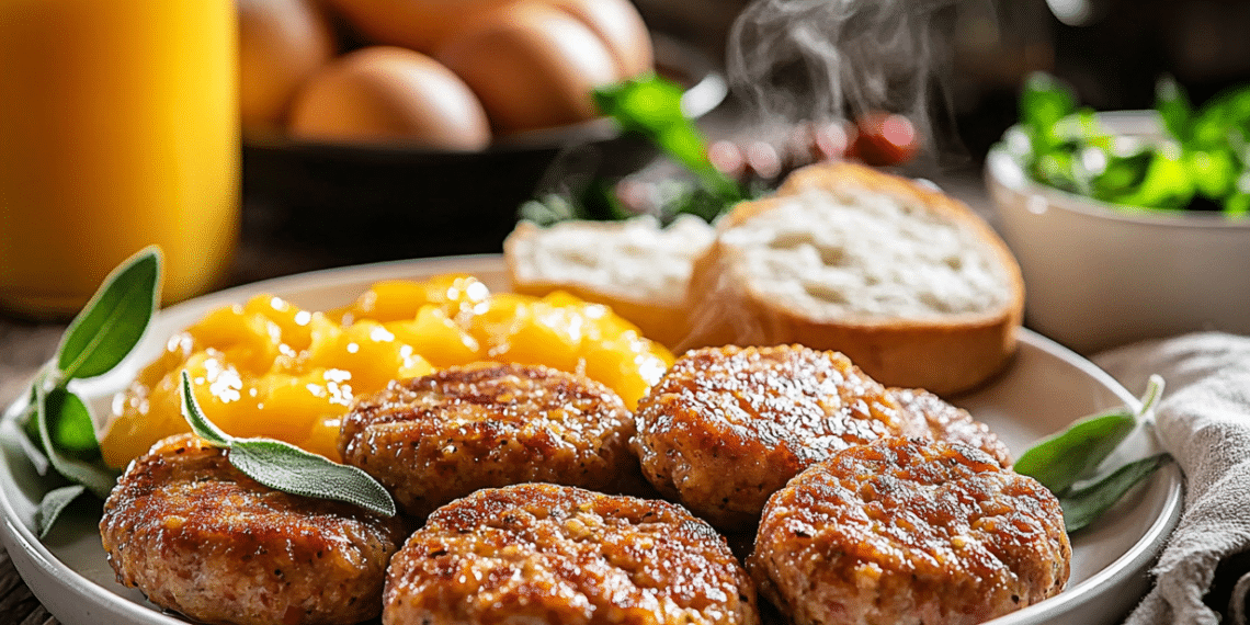 Baked Turkey Sausage Patties