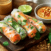 Spring Rolls With Peanut Sauce