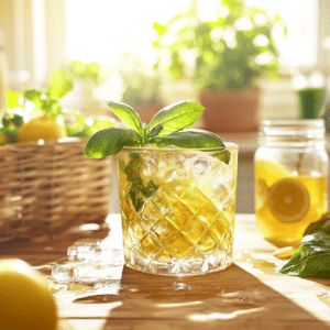 Fresh Basil And Gin: A Mediterranean Cocktail Delight - Thefoodiebunch Basil Smash
