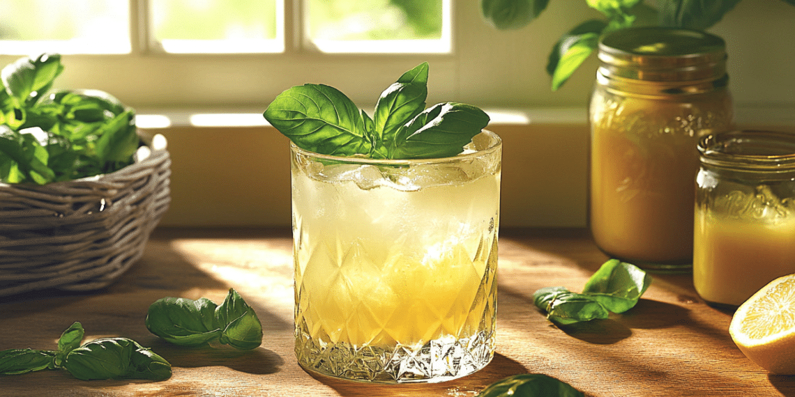 Fresh Basil And Gin: A Mediterranean Cocktail Delight - Thefoodiebunch Basil Smash