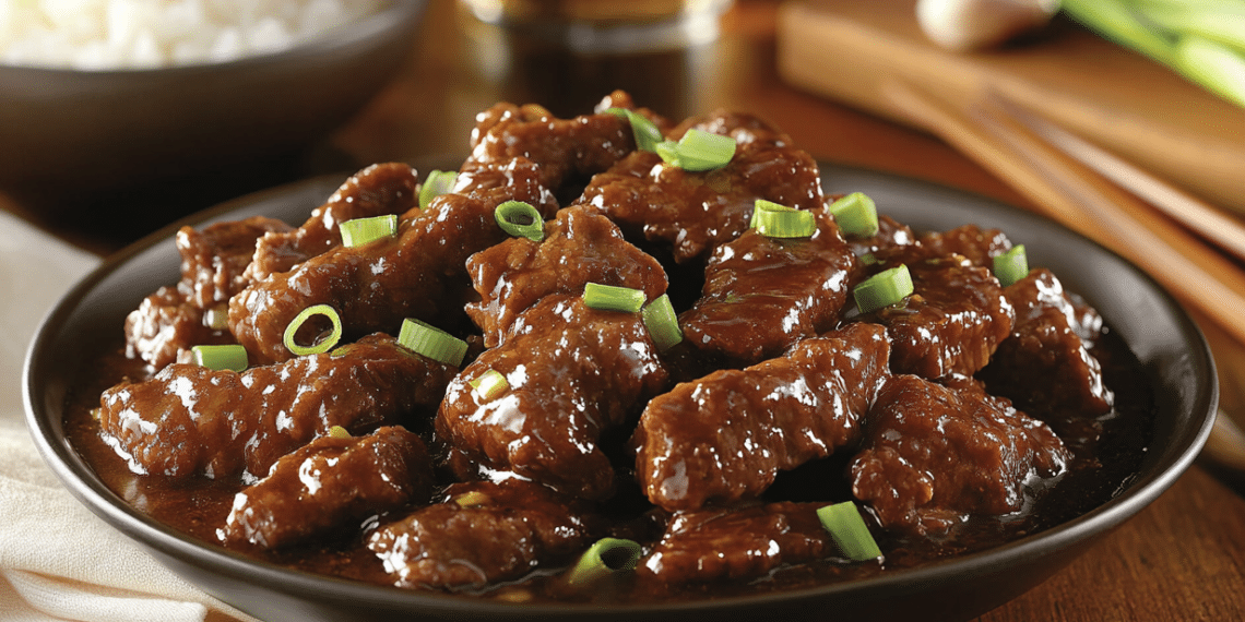 Savory Mongolian Beef