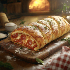 Homemade Pepperoni And Cheese Stromboli: A Flavor Explosion - Thefoodiebunch