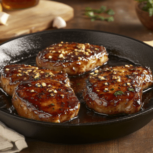 Honey Garlic Glazed Pork Chops