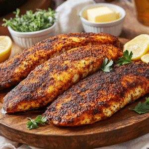 Blackened Cajun Catfish