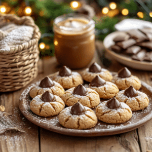 Classic Peanut Butter Blossom Cookies: A Holiday Favorite - Thefoodiebunch Peanut Butter Blossom Cookies