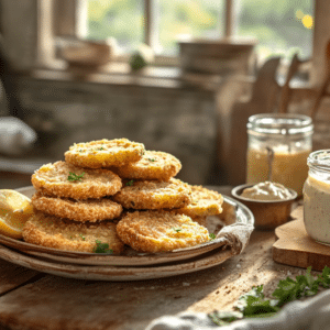Fried Green Tomatoes With Remoulade