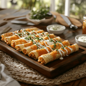Buffalo Chicken Taquitos